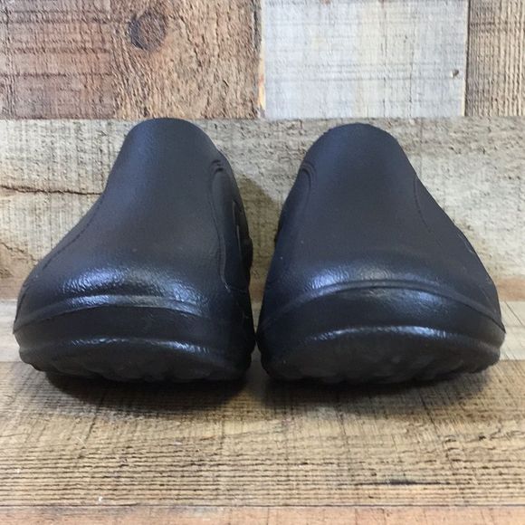 Scrub Zone Loafers Unisex Womens 9 Mens 7 Energize Black Work Shoes - Picture 2 of 12